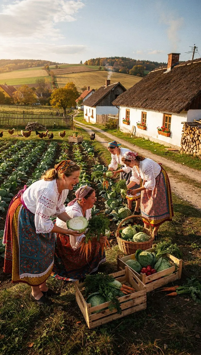 Pečená kachna s červeným zelím a bramborovým knedlíkem.