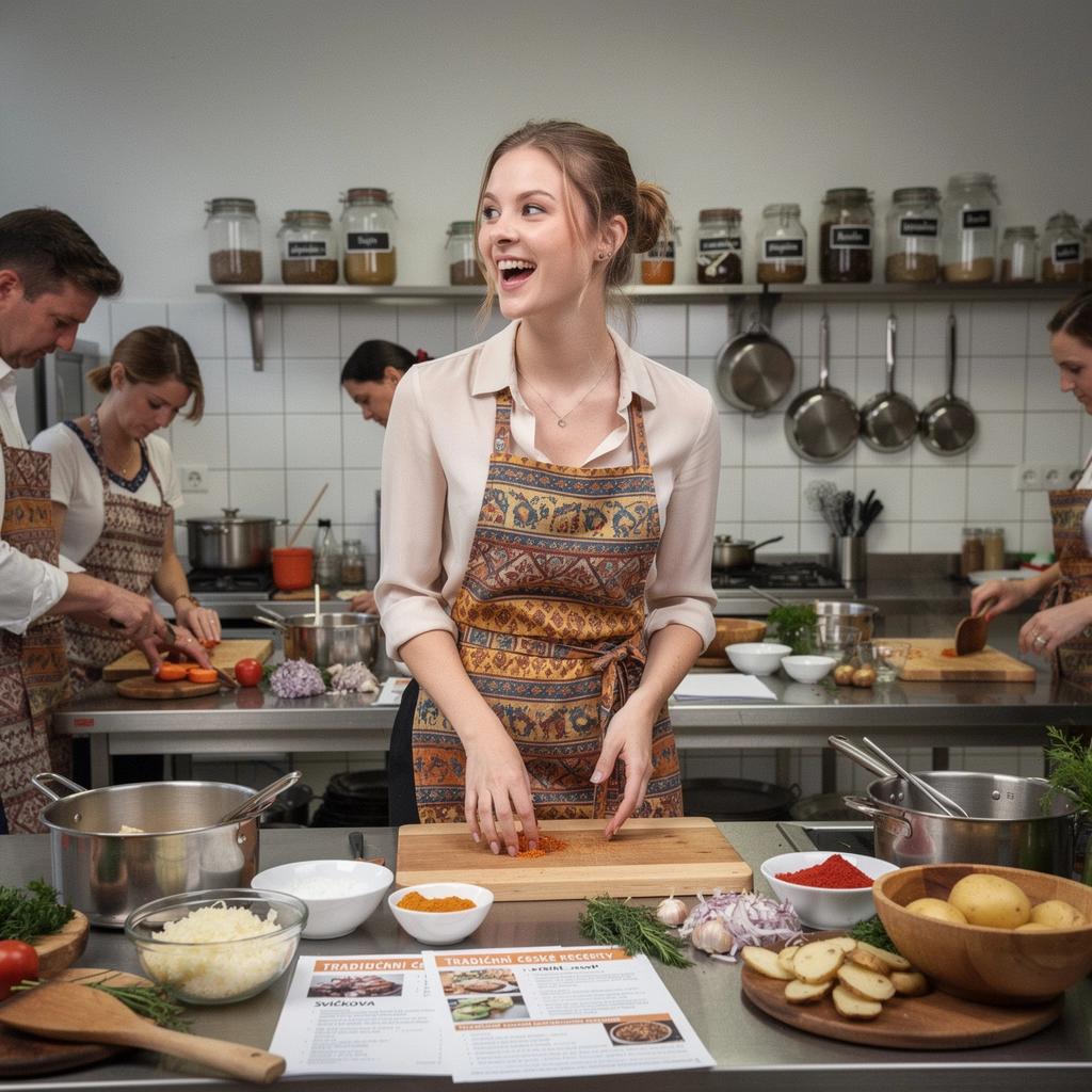 Pečená kachna se zelím a knedlíky na svátečním stole